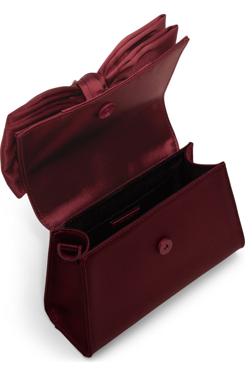 ALDO Decadencee Top Handle Bag, Alternate, color, Dark Red