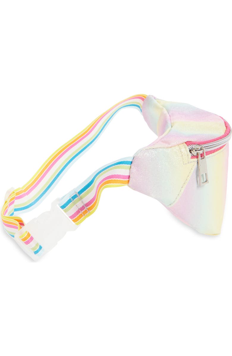 Ruby & Ry Kids' Glitter Belt Bag, Alternate, color, Pink/ White Multi