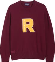 ROWING BLAZERS Chenille Patch Cotton Sweater