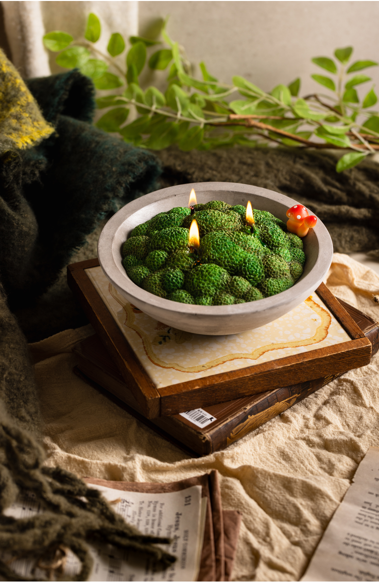 Southlake gifts Forest Moss Candle Bowl, Alternate, color, Grass Moss