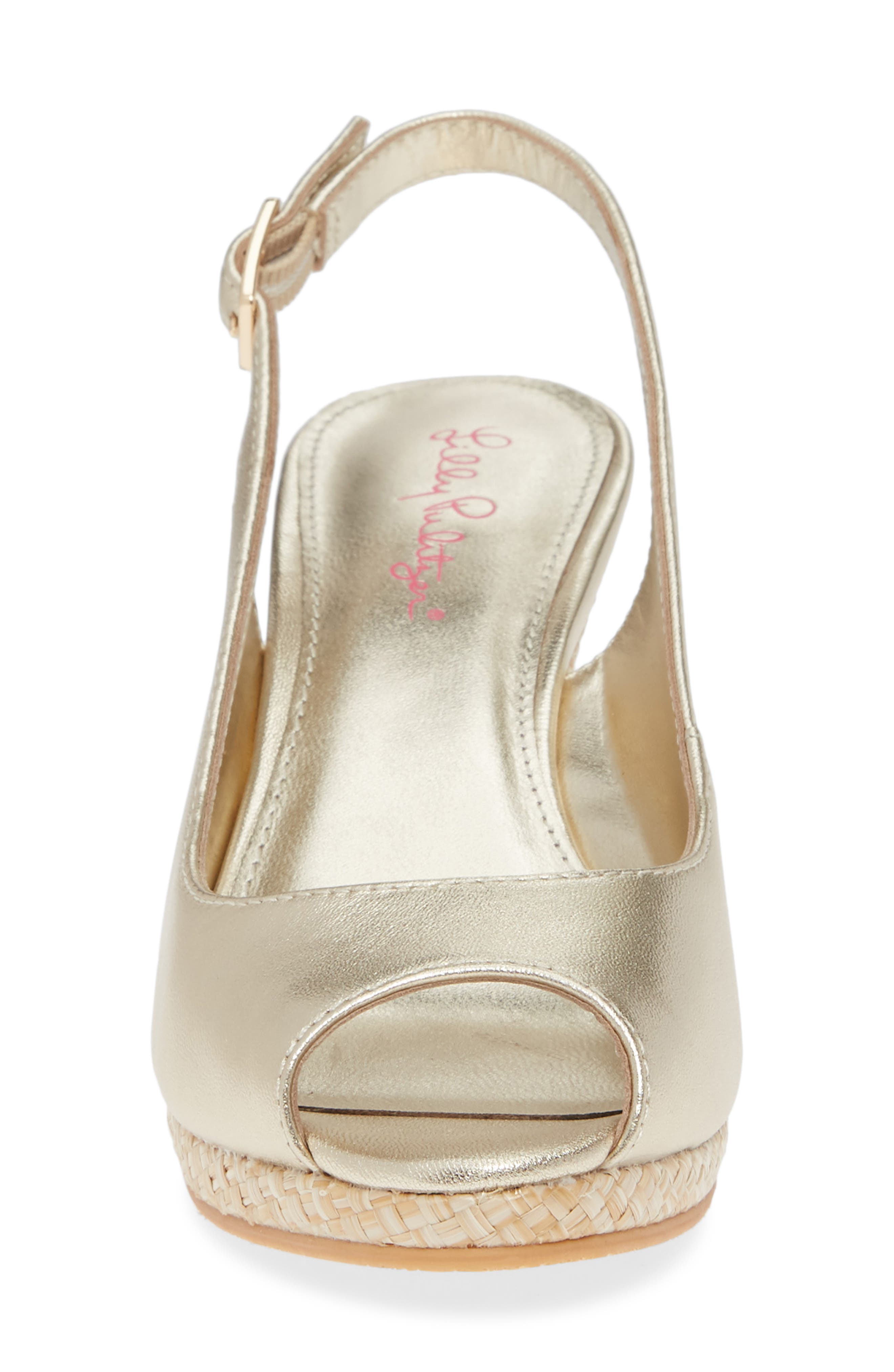 Lilly Pulitzer<sup>®</sup> Gigi Slingback Wedge Sandal, Alternate, color, 