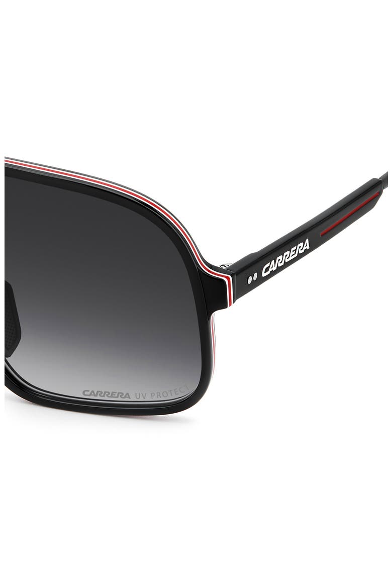 C Sport 99mm Gradient Shield Sunglasses, Alternate, color, BLACK RED/ DARK GREY SF