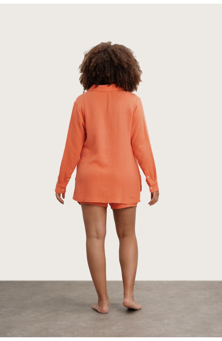 Nom Maternity The Easy Maternity 
Nursing Shirt, Alternate, color, Orange