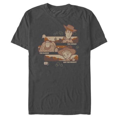 Men's Toy Story 5 Cowboy Ranger And Sheriff  Graphic T-Shirt