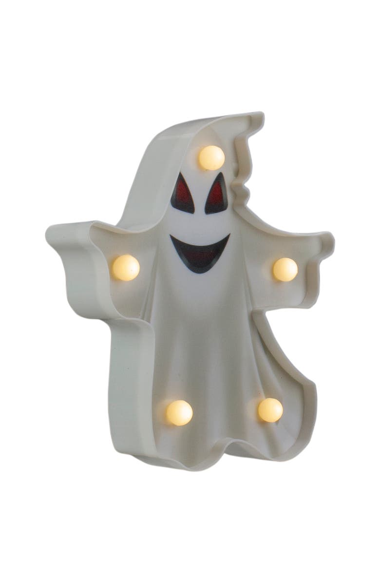 Northlight LED Lighted Ghost Halloween Marquee Sign -7", Alternate, color, 