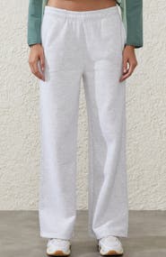 COTTON ON BODY Women's Active Plush Essential Straight Leg Sweatpant