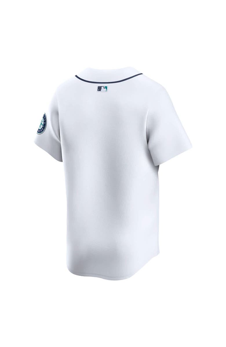 Nike Men's Nike White Seattle Mariners Home Limited Jersey, Alternate, color, 
