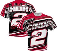 TEAM PENSKE Men's Team Penske White Austin Cindric Sublimated Speedster T-Shirt