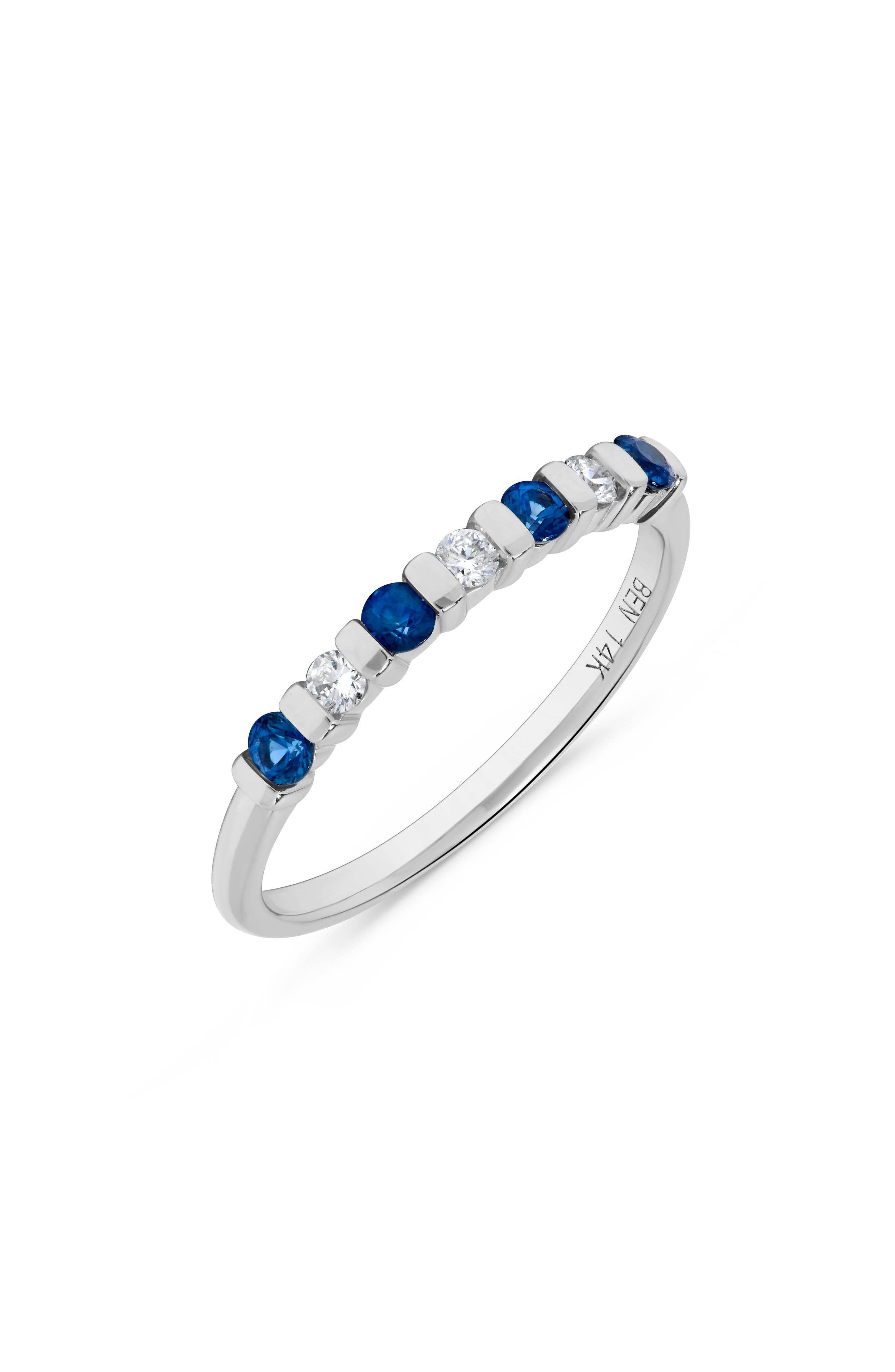 H.J. Namdar Sapphire & Diamond Band Ring