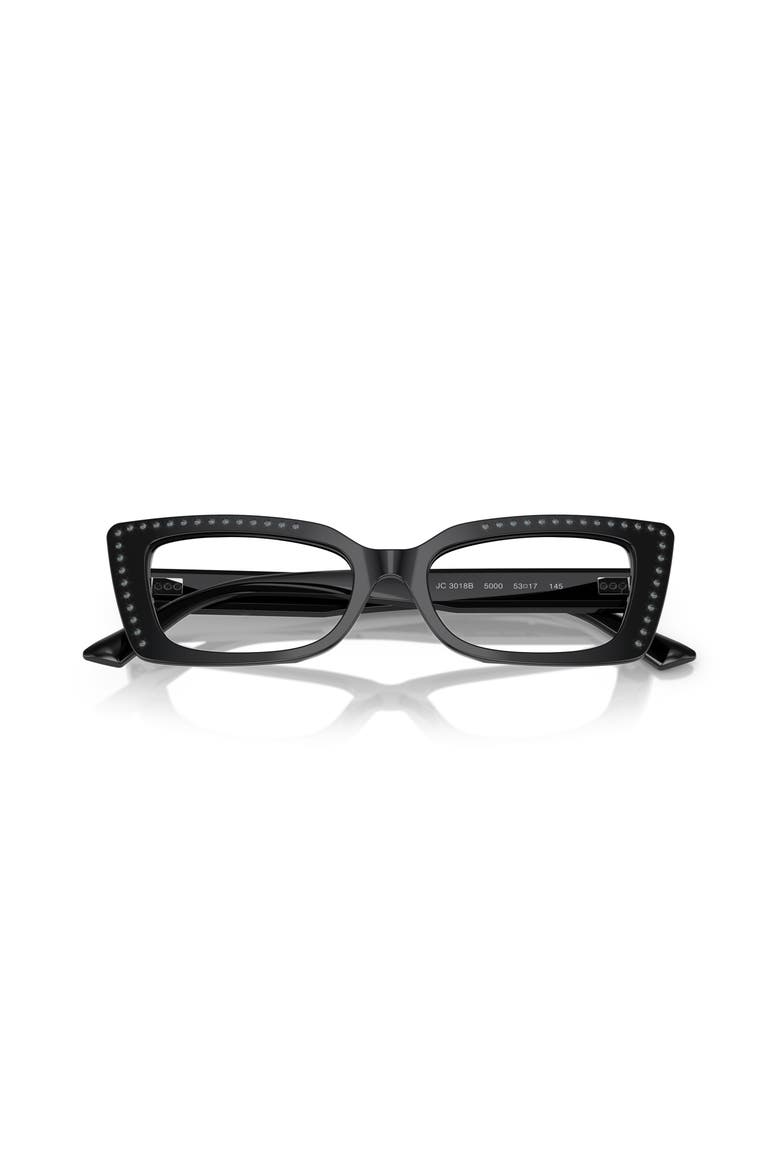 51mm Cat Eye optical glasses, Alternate, color, Black