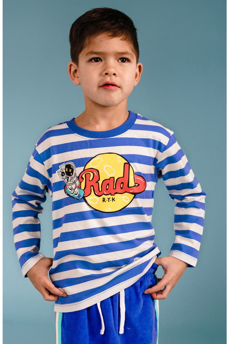 Kids' Stripe Graphic T-shirt, Alternate, color, RAD STRIPE
