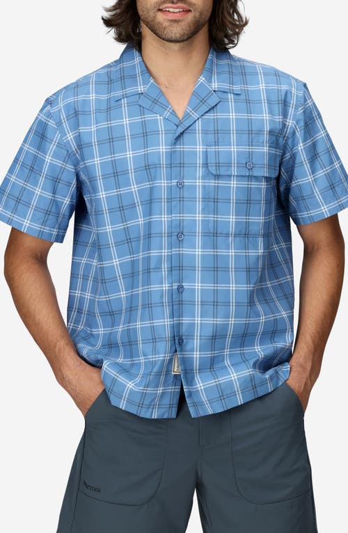 Marmot AirExchange SolarShield UPF Camp Shirt in Rain Cloud Windowpane  product