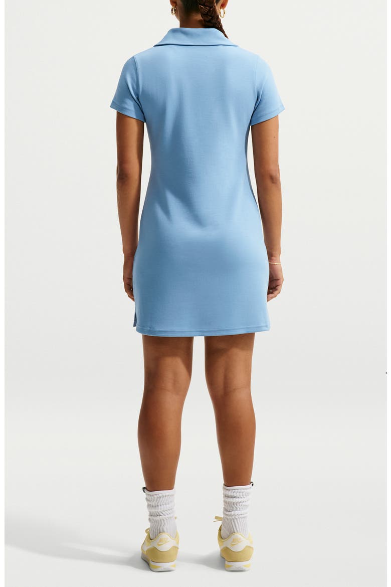 Polo Dress, Alternate, color, WORK BLUE/ WHITE