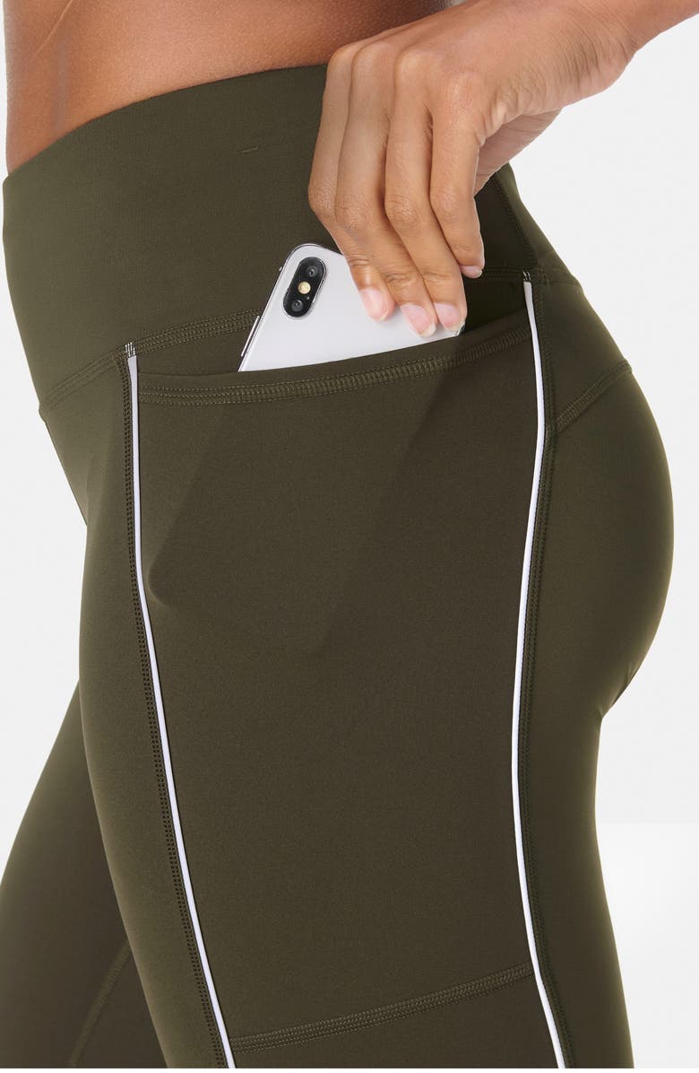 Sweaty Betty Power Ankle Pocket Leggings, Alternate, color, Nori Green
