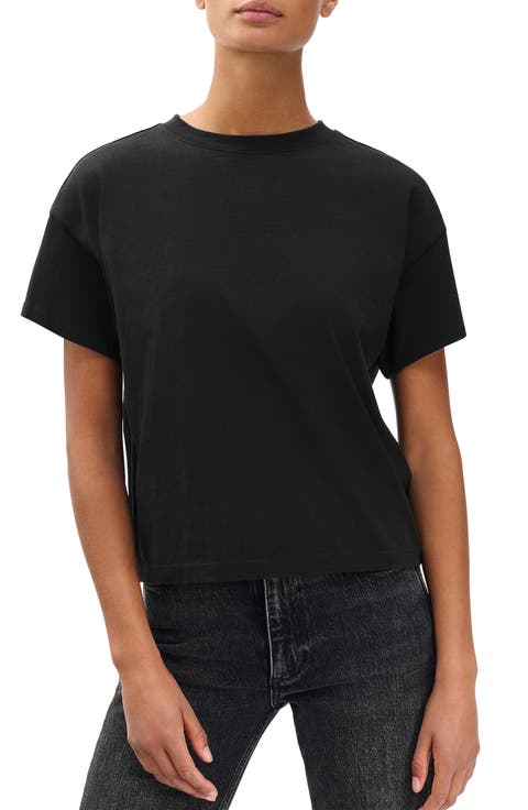 Kelley Boxy Cotton Jersey T-Shirt