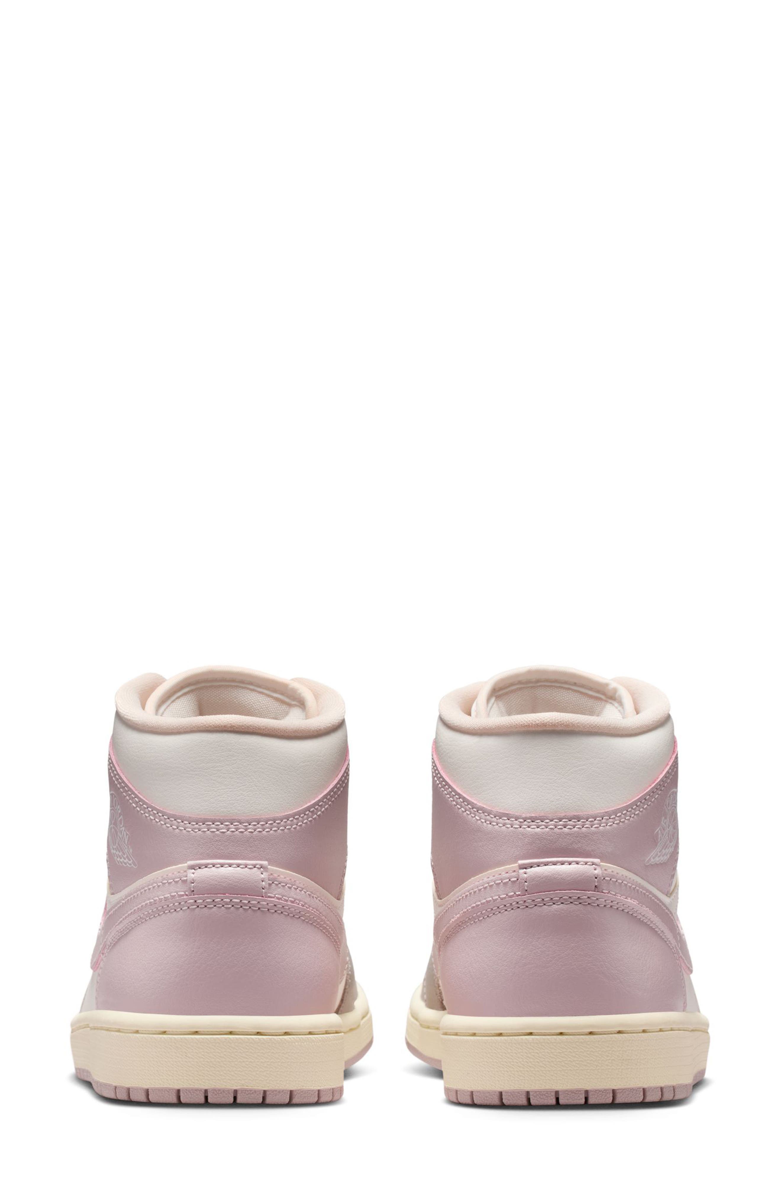 Jordan Air Jordan 1 Mid Sneaker, Alternate, color, Sail/ Particle Rose/ Stone