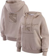 WEAR by Erin Andrews Women's WEAR by Erin Andrews  Tan New York Rangers Washed Pullover Crewdie