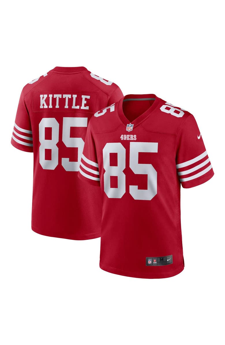 Nike Men's Nike George Kittle Scarlet San Francisco 49ers Player Game Jersey, Main, color, Scarlet