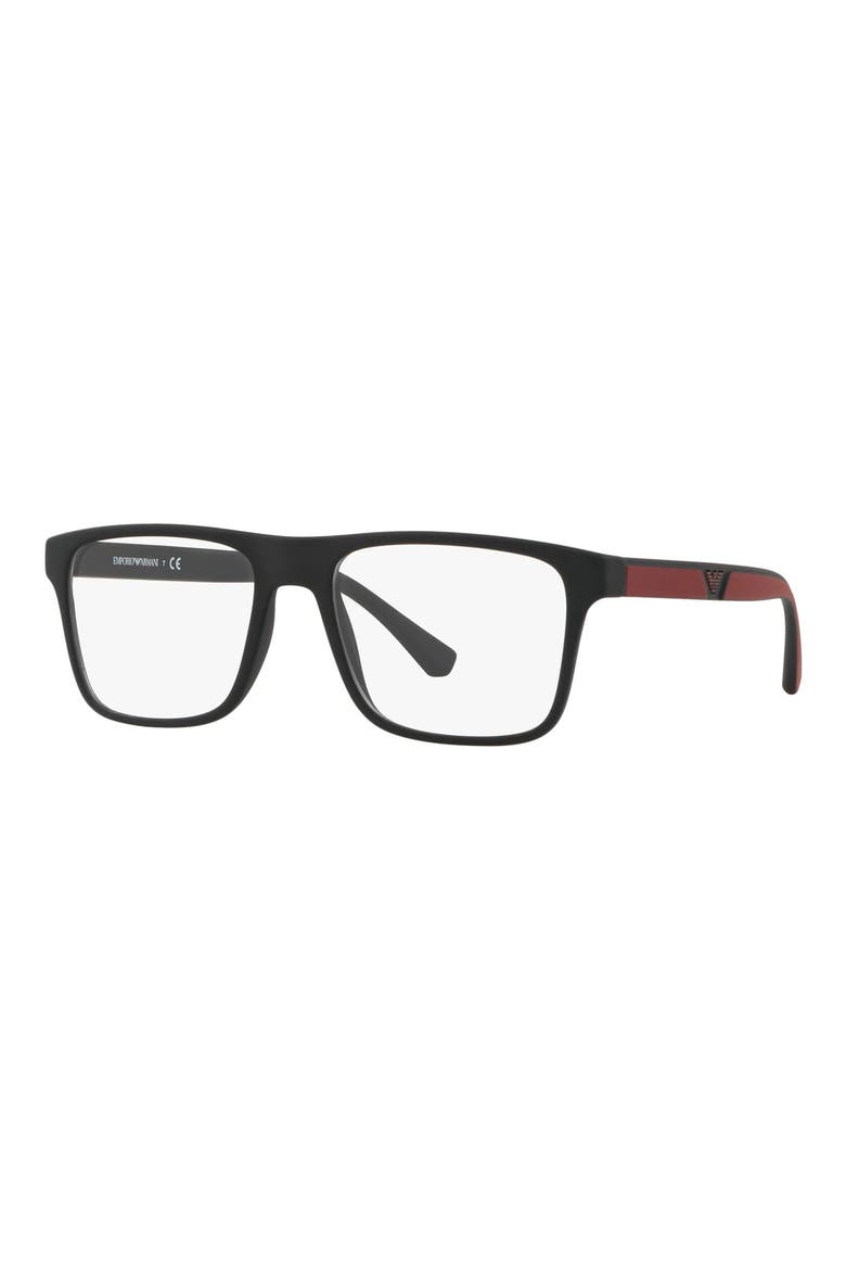 Rectangular Optical Glasses, Alternate, color, MATTE BLACK