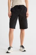 DKNY Peached Poplin Convertible Shorts