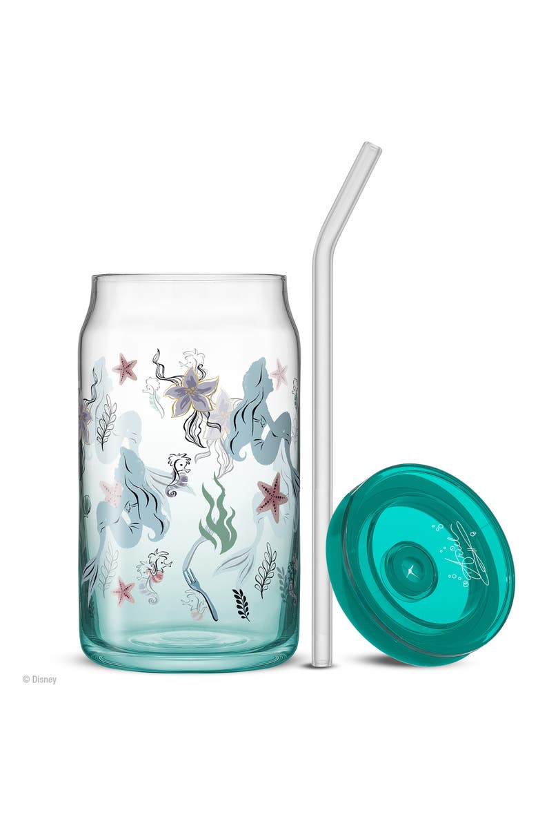 JoyJolt Princess Pastel Set of 4 Tumbler Glasses, Alternate, color, Multi