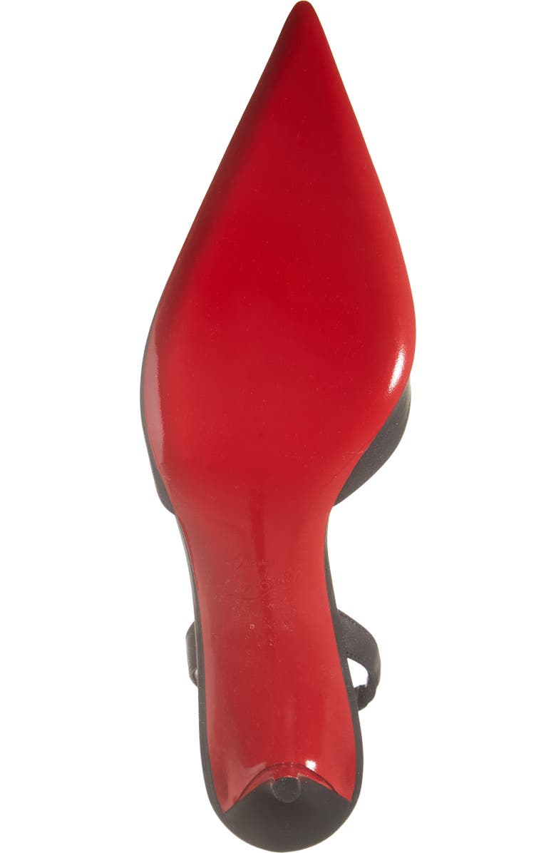 Christian Louboutin Apostropha Pointed Toe Slingback Pump, Alternate, color,