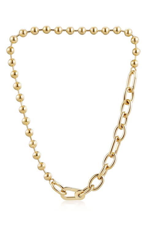 Bead & Link Necklace