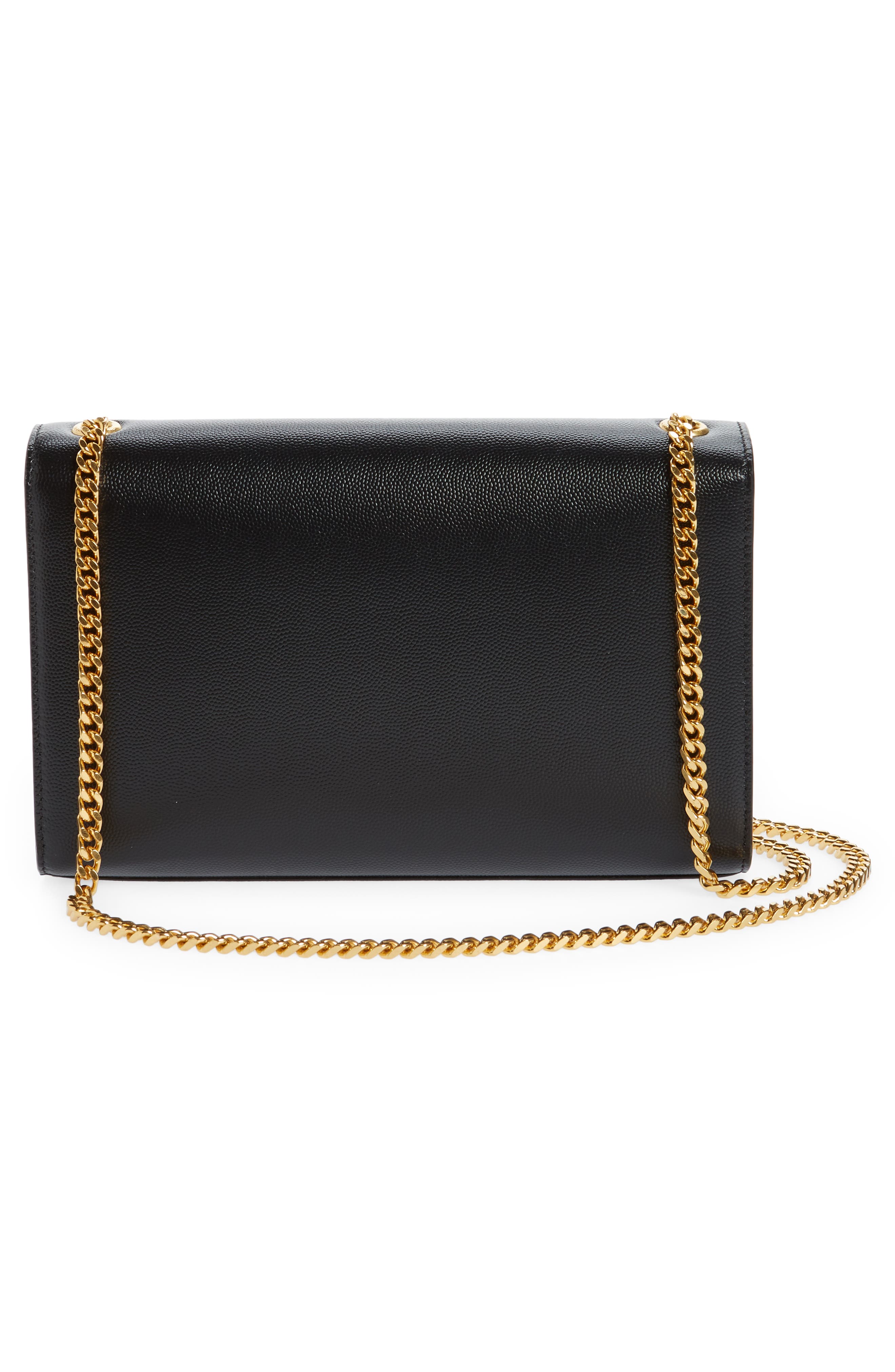 Saint Laurent Medium Kate Leather Chain Shoulder Bag, Alternate, color, 