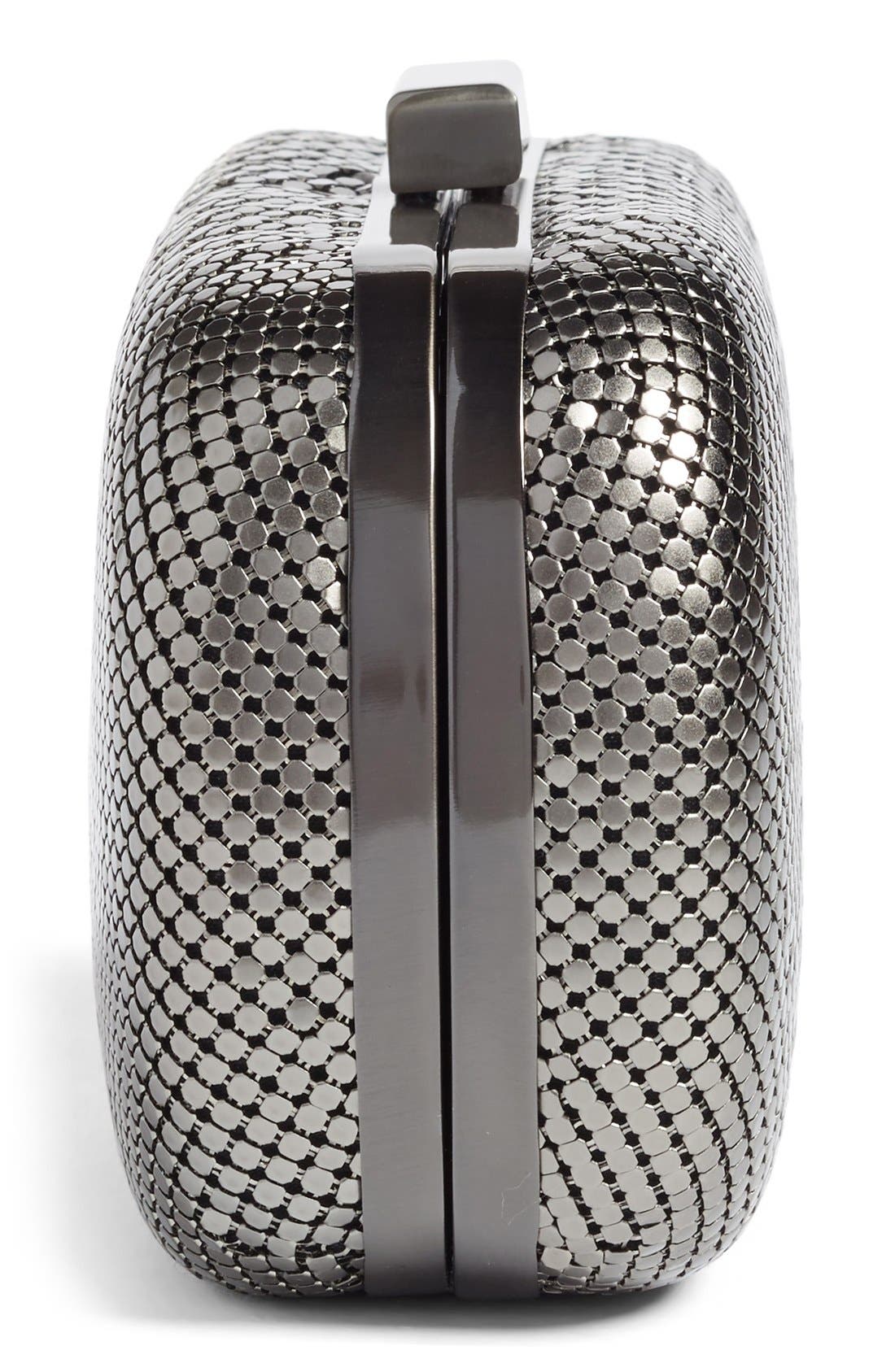 Whiting & Davis Mesh Oval Minaudière, Alternate, color, 