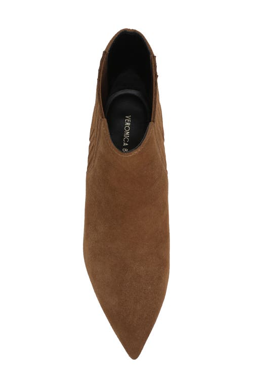Veronica Beard Lisa Kitten Heel Bootie In Brown