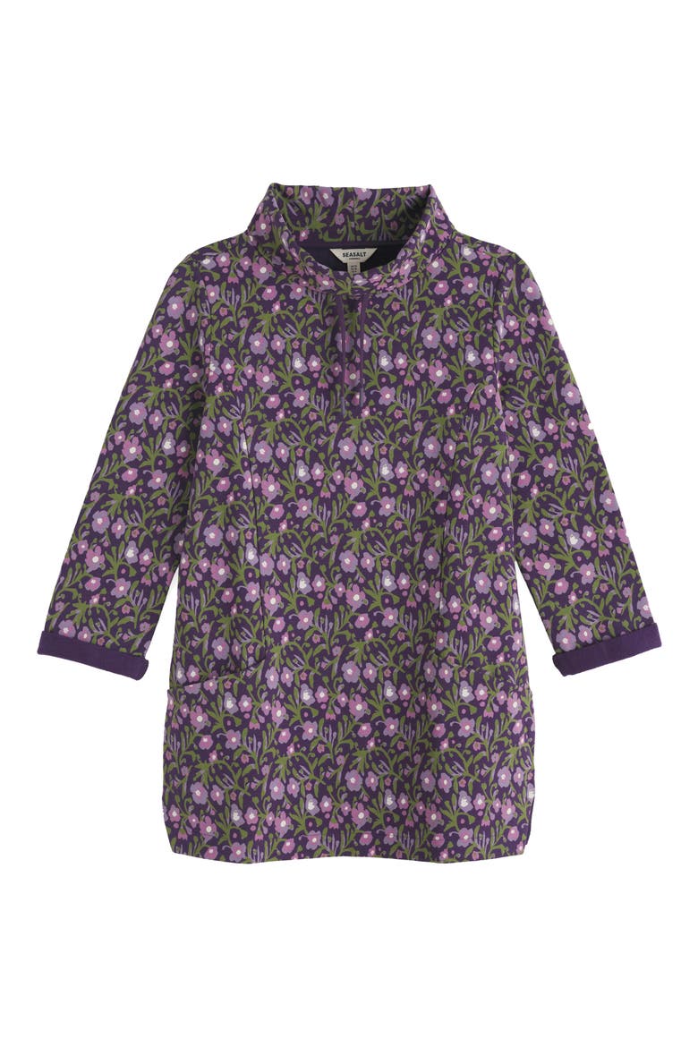 Formative Floral Tunic, Alternate, color, BLOTTED ANEMONE DARK