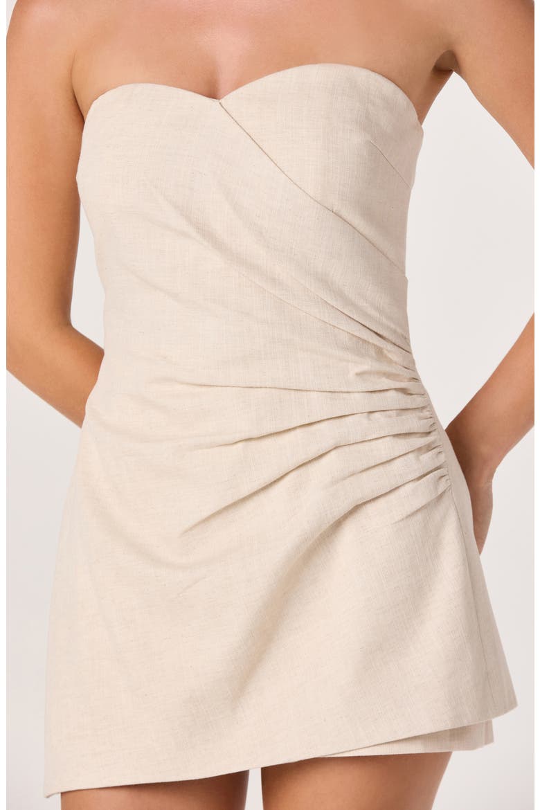 Haralda Strapless Romper, Alternate, color, OATMEAL