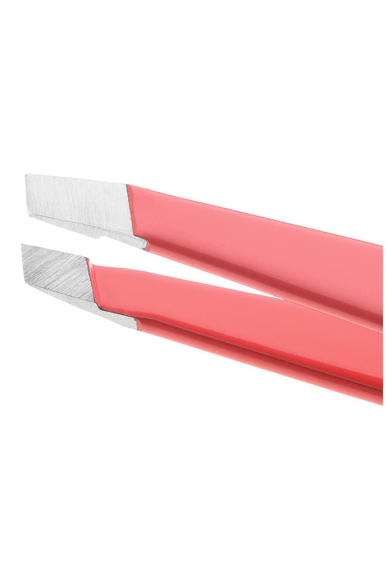 Mini Slant Tweezer, Alternate, color, GERANIUM