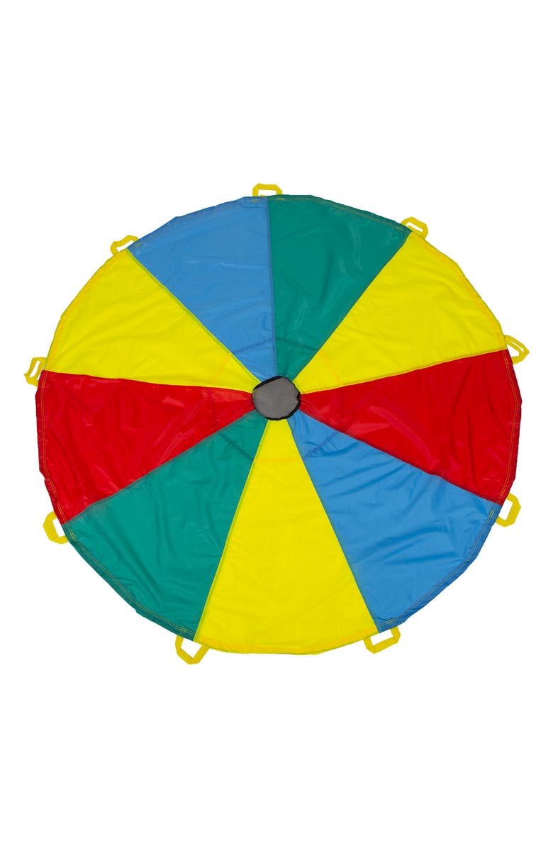 Pacific Play Tents Funchute 12-Foot Play Parachute, Main, color, Yellow Red Blue Green