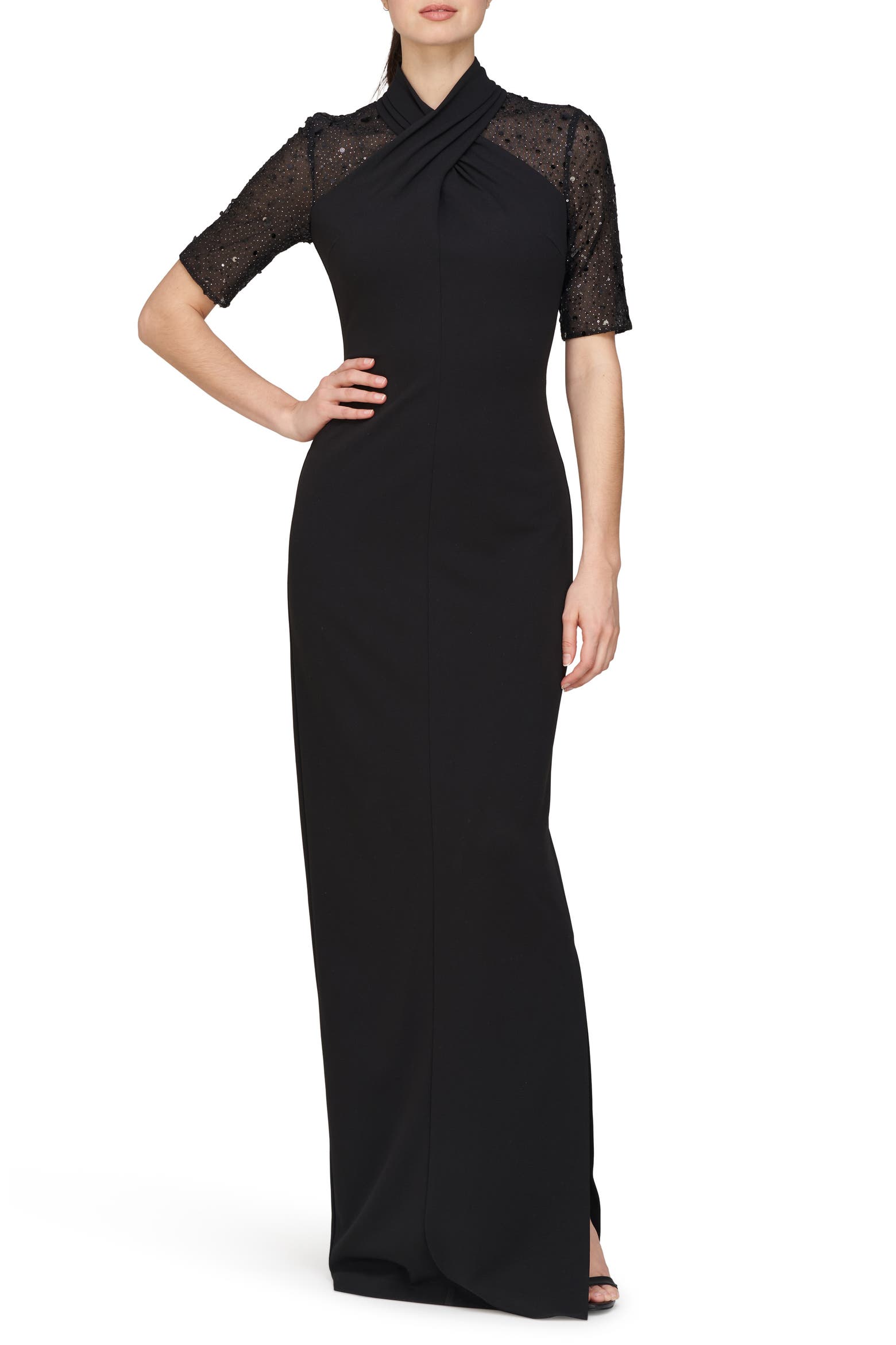 JS Collections Aitana Sequin Column Gown (Women) | Nordstromrack
