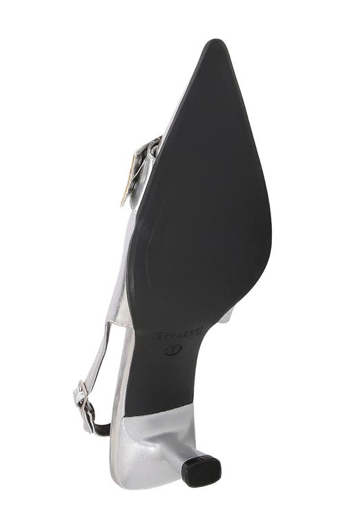 BERNESS BERNESS VERITY OVERSIZE BUCKLE SLINGBACK PUMP