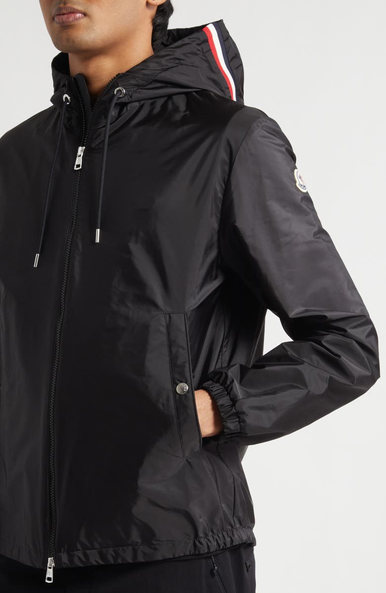 Moncler Grimpeurs Water Repellent Nylon Jacket, Alternate, color, Black