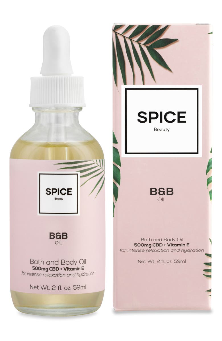 Spice Beauty Bath & Body Oil with CBD, Alternate, color, 