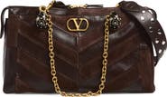 Valentino Garavani Medium Panthea Leather & Suede Shoulder Bag