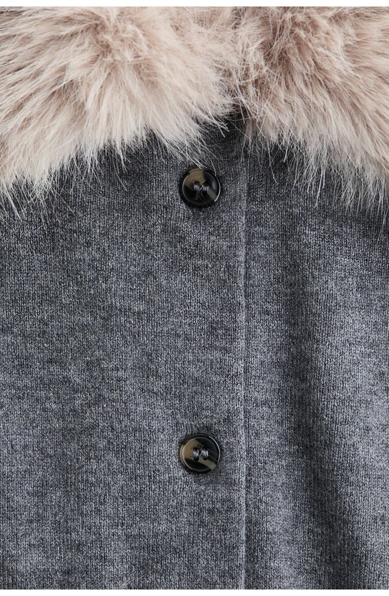H&M Collared Cardigan, Alternate, color, Dark Gray