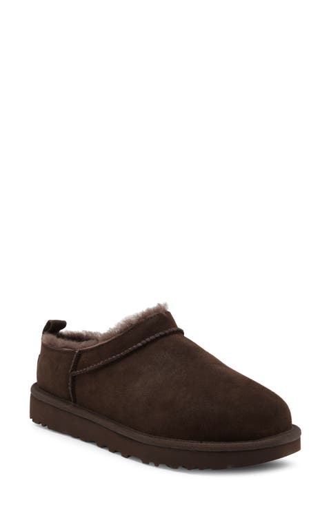 Women's Classic Micro Genuine Shearling Lined Slip-On