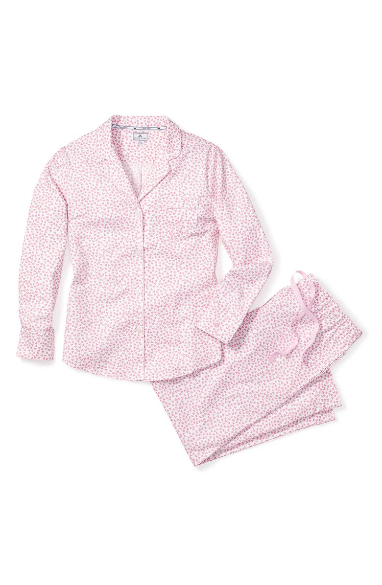 Petite Plume Sweethearts Pajamas, Alternate, color, Pink