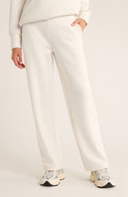 Zella Cozy Scuba Knit High Waist Straight Leg Pants