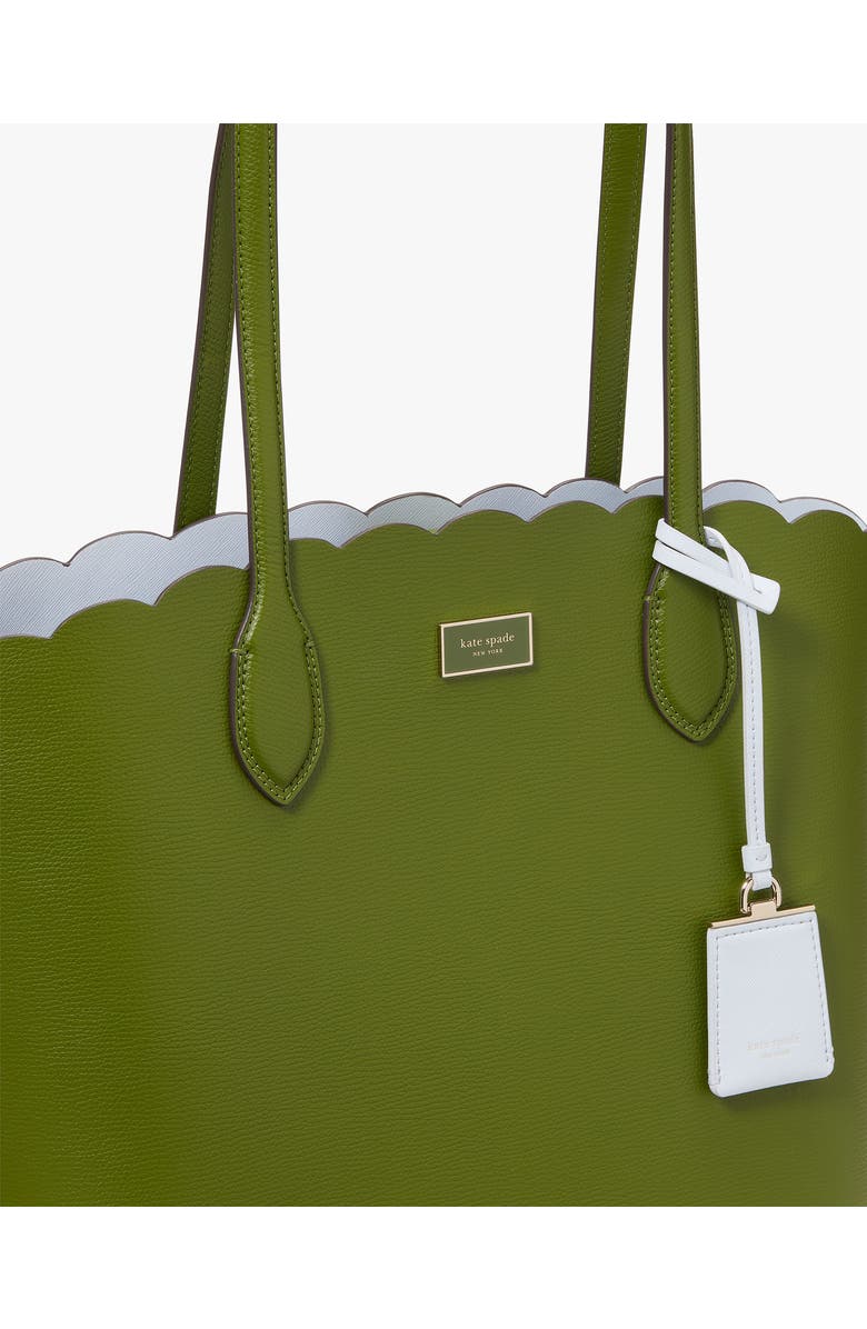 Kate Spade New York suite scallop crossgrain leather tote, Alternate, color,