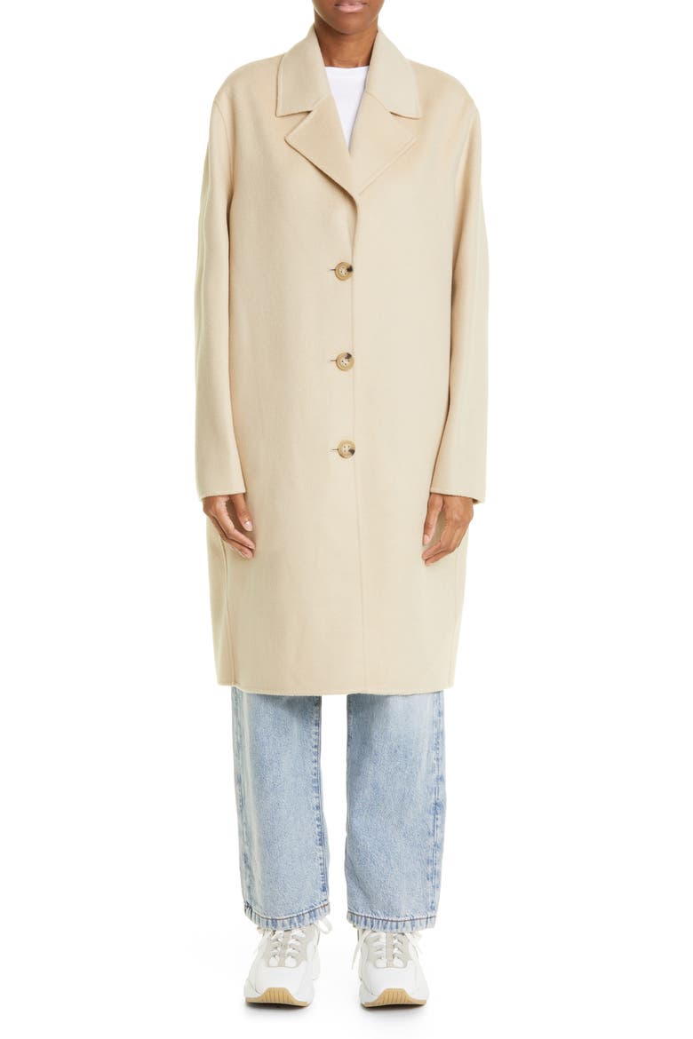 Double Wool Coat, Main, color, COLD BEIGE