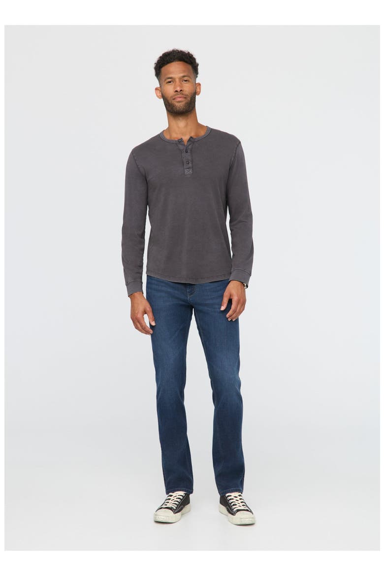 PurePima Vintage Henley, Alternate, color, Washed-Grey