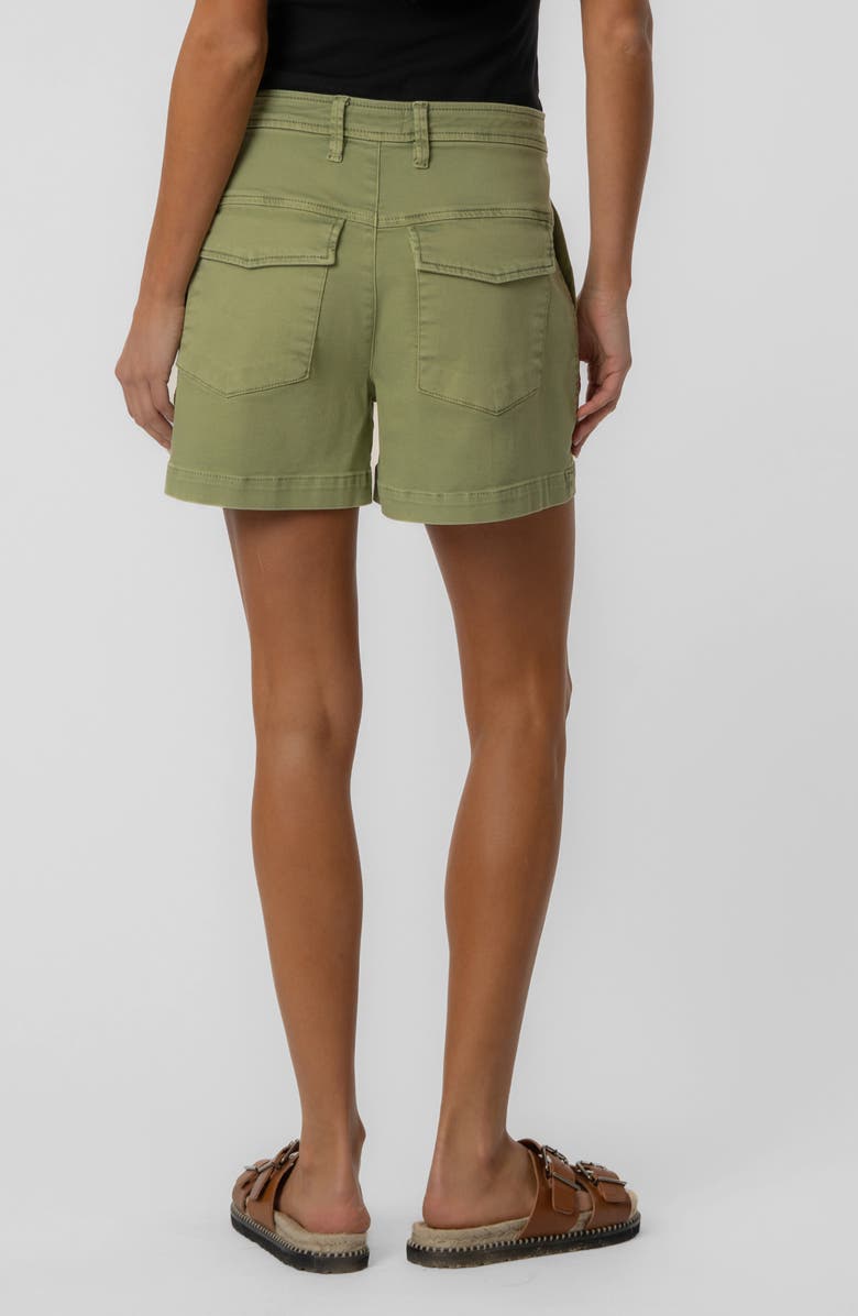 KUT from the Kloth Ashton High Waist Twill Utility Shorts, Alternate, color, 