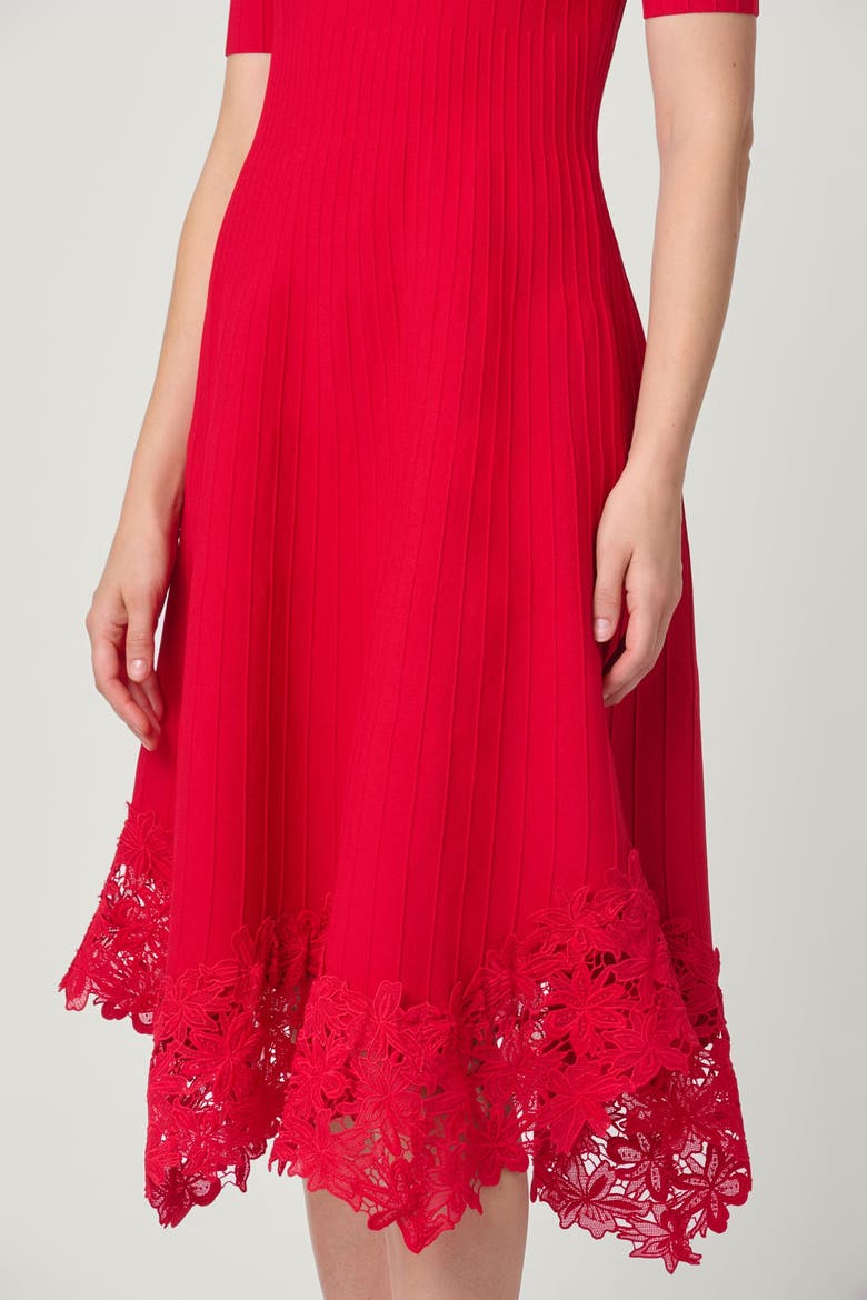 Shailene Courcheval Knit Dress, Alternate, color, Cherry