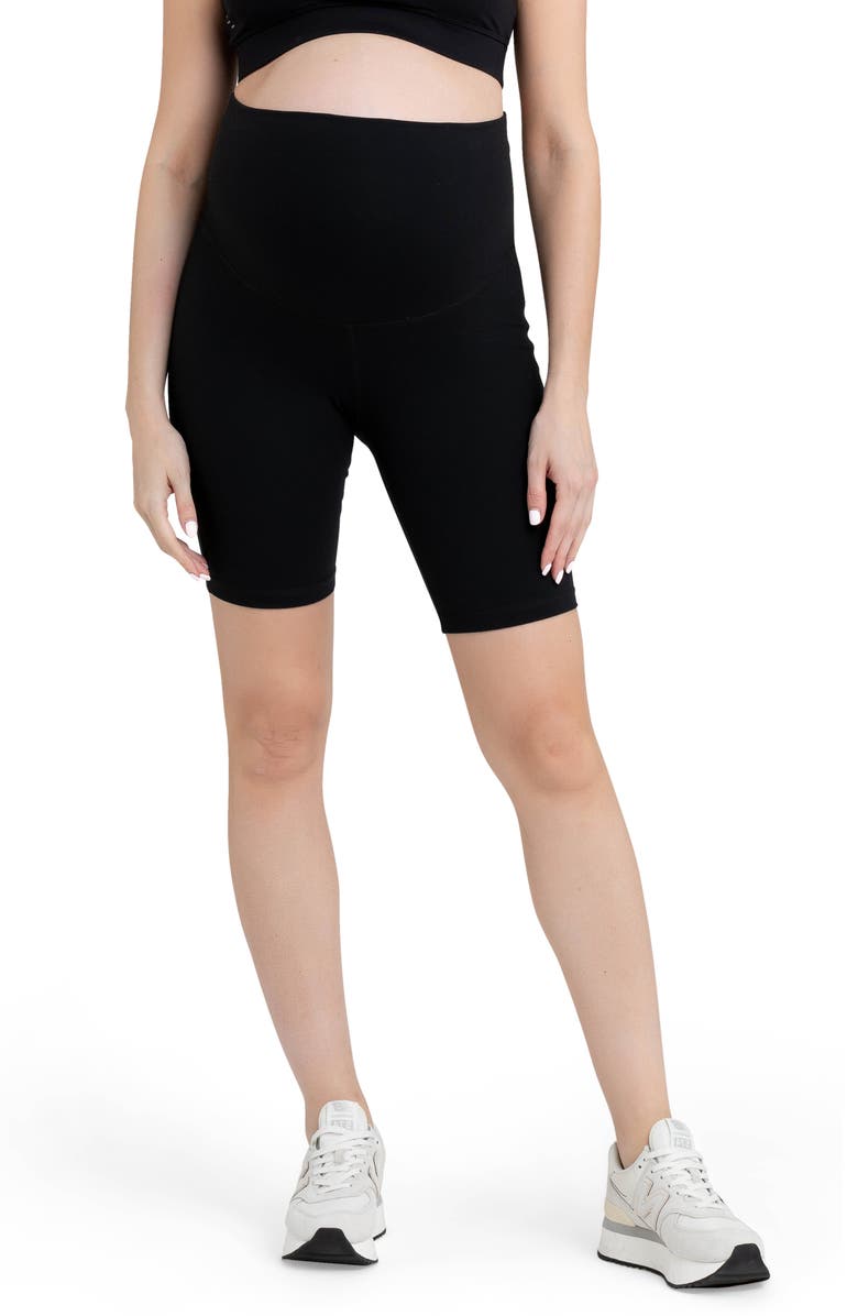Ripe Maternity Tempo Stretch Nylon Maternity Bike Shorts, Main, color,