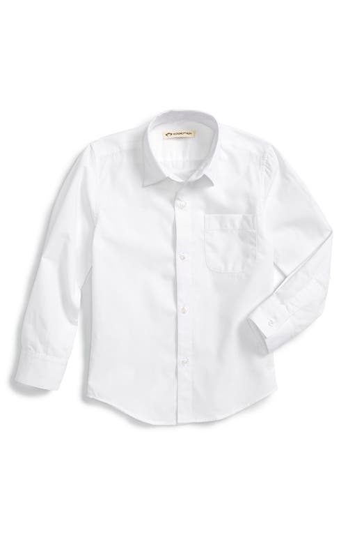 Appaman Standard Gingham Check Shirt In White